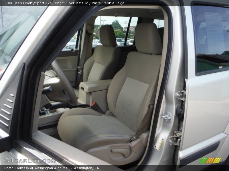 Bright Silver Metallic / Pastel Pebble Beige 2008 Jeep Liberty Sport 4x4