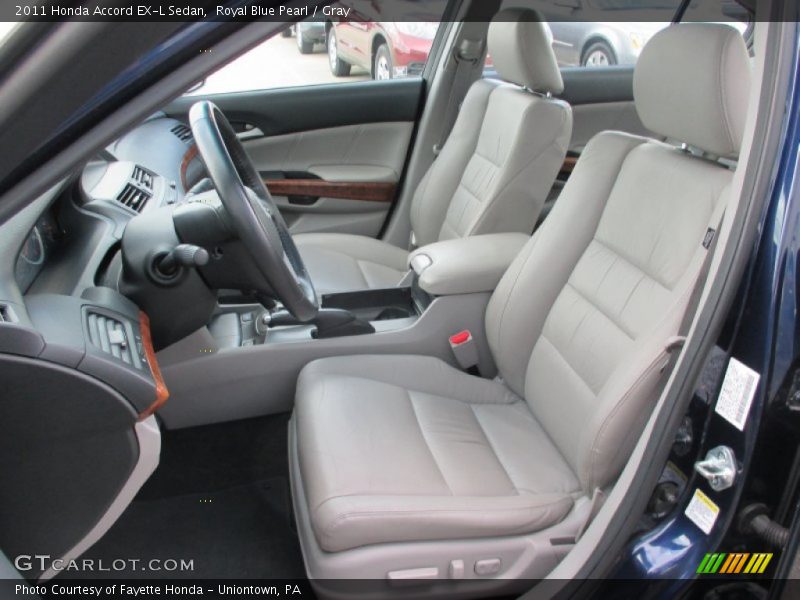 Front Seat of 2011 Accord EX-L Sedan
