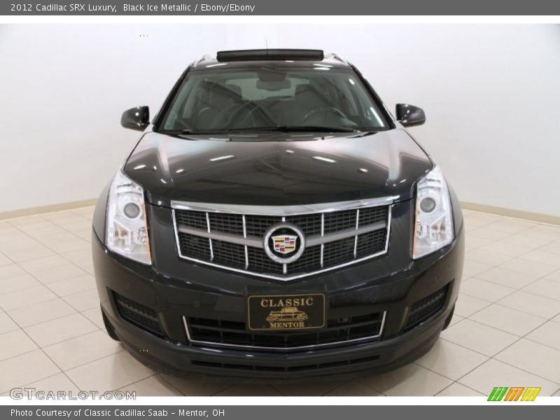 Black Ice Metallic / Ebony/Ebony 2012 Cadillac SRX Luxury