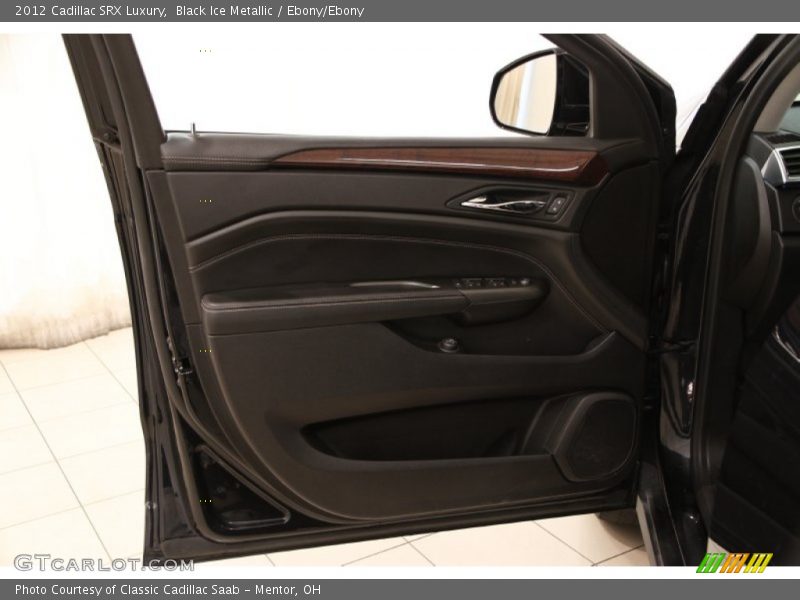 Black Ice Metallic / Ebony/Ebony 2012 Cadillac SRX Luxury