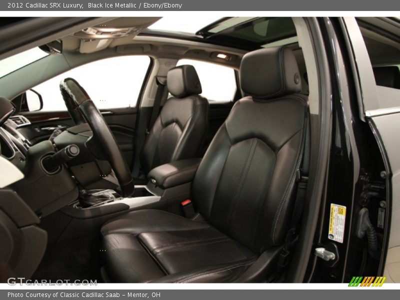 Black Ice Metallic / Ebony/Ebony 2012 Cadillac SRX Luxury