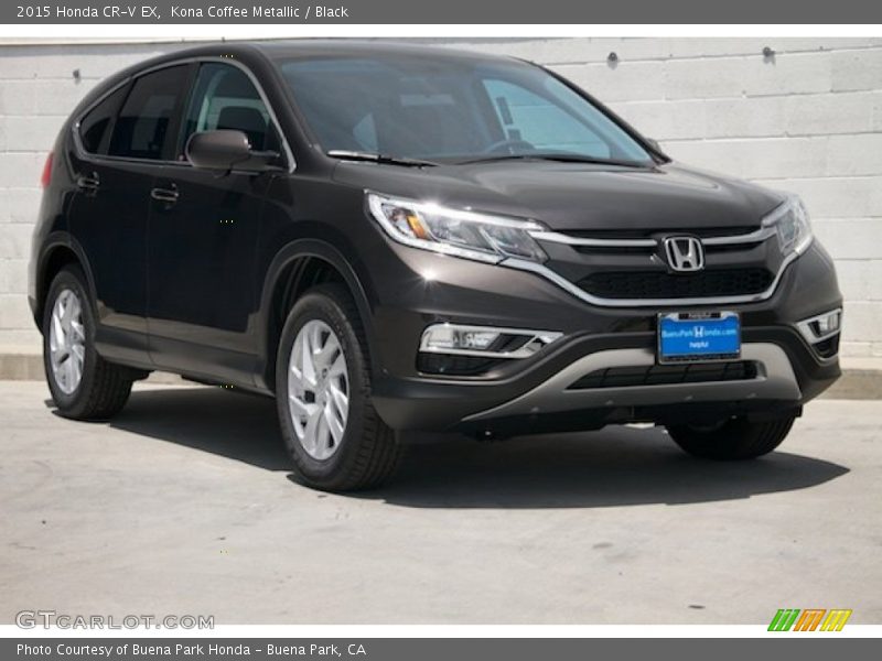 Kona Coffee Metallic / Black 2015 Honda CR-V EX
