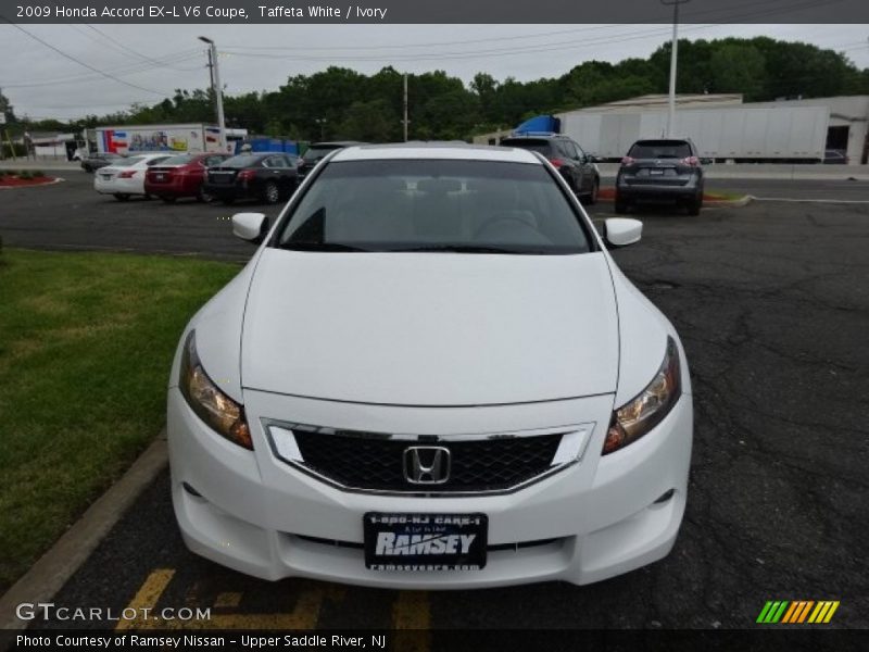 Taffeta White / Ivory 2009 Honda Accord EX-L V6 Coupe