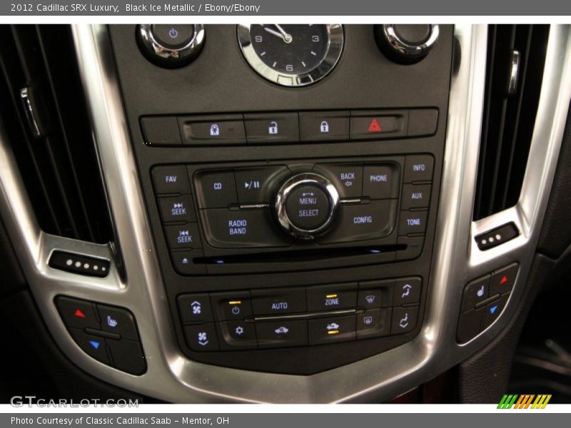 Black Ice Metallic / Ebony/Ebony 2012 Cadillac SRX Luxury