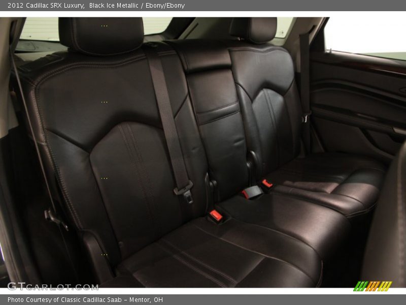 Black Ice Metallic / Ebony/Ebony 2012 Cadillac SRX Luxury