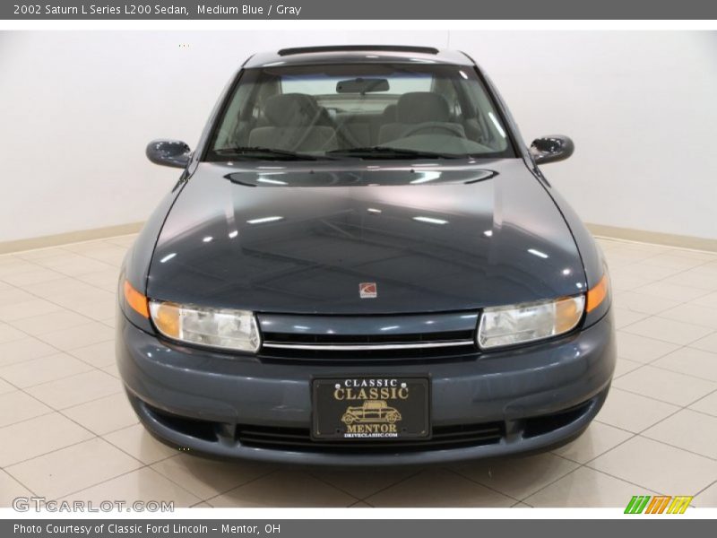 Medium Blue / Gray 2002 Saturn L Series L200 Sedan