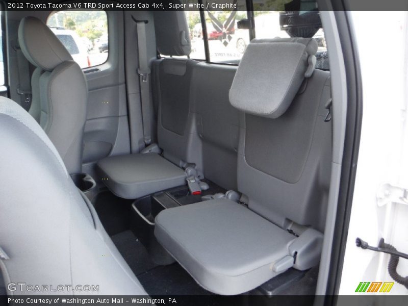 Super White / Graphite 2012 Toyota Tacoma V6 TRD Sport Access Cab 4x4