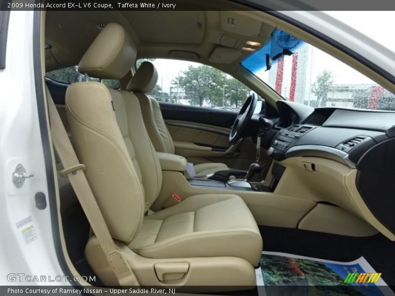 Taffeta White / Ivory 2009 Honda Accord EX-L V6 Coupe