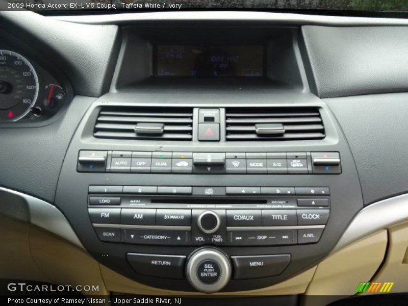 Taffeta White / Ivory 2009 Honda Accord EX-L V6 Coupe
