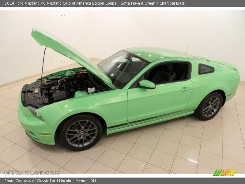 Gotta Have it Green / Charcoal Black 2014 Ford Mustang V6 Mustang Club of America Edition Coupe