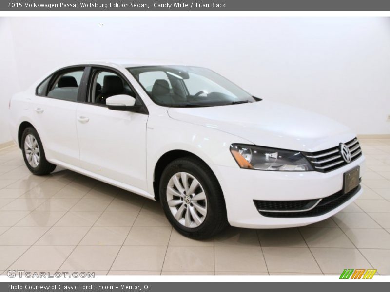 Candy White / Titan Black 2015 Volkswagen Passat Wolfsburg Edition Sedan