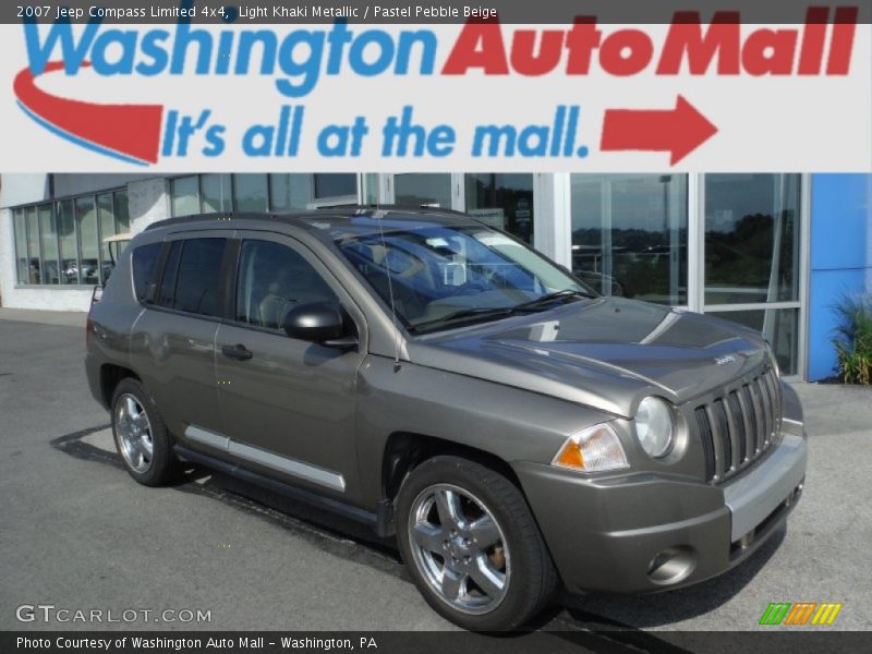 Light Khaki Metallic / Pastel Pebble Beige 2007 Jeep Compass Limited 4x4