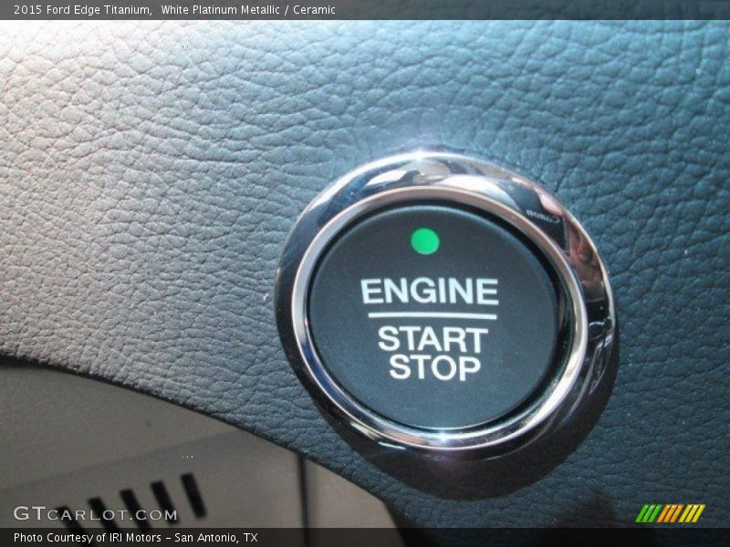 White Platinum Metallic / Ceramic 2015 Ford Edge Titanium