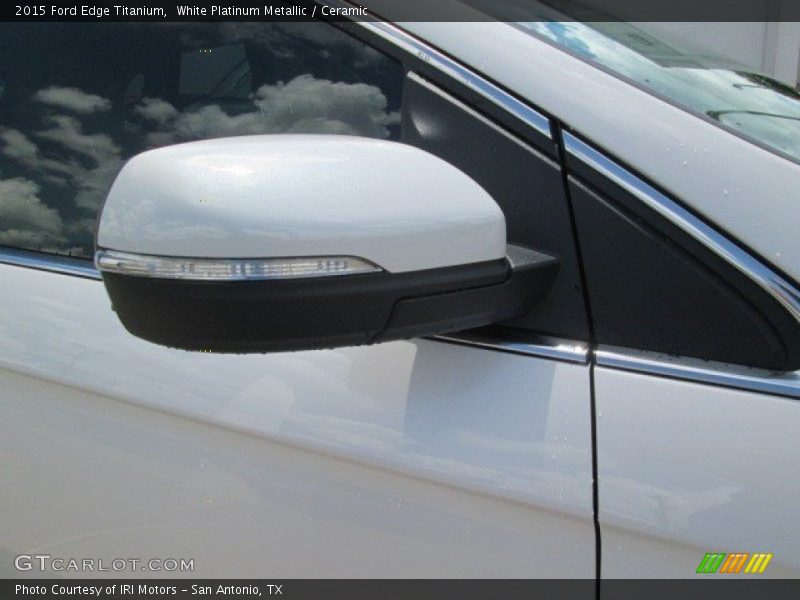 White Platinum Metallic / Ceramic 2015 Ford Edge Titanium
