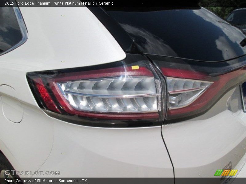 White Platinum Metallic / Ceramic 2015 Ford Edge Titanium