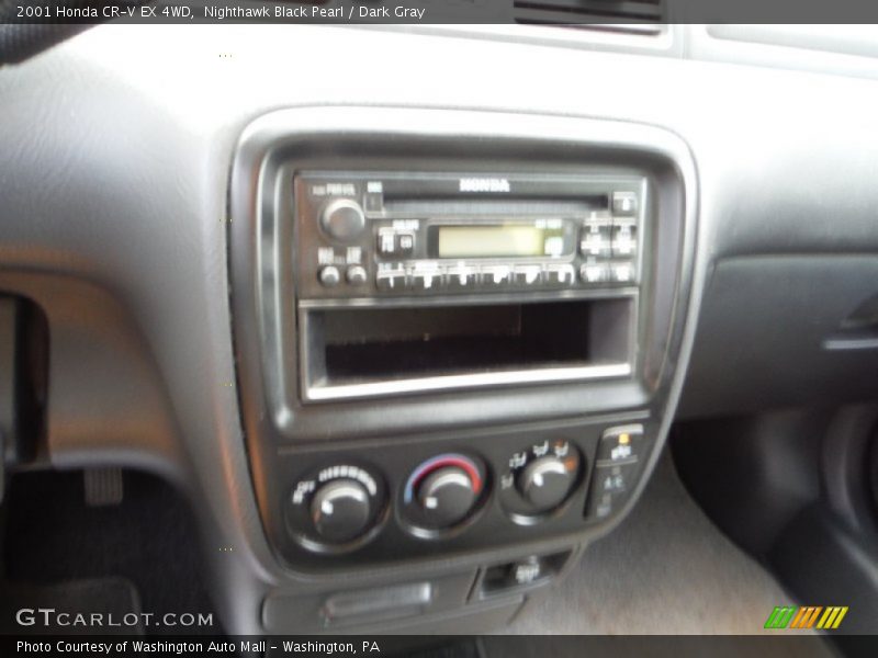 Nighthawk Black Pearl / Dark Gray 2001 Honda CR-V EX 4WD