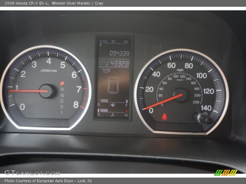 Whistler Silver Metallic / Gray 2008 Honda CR-V EX-L