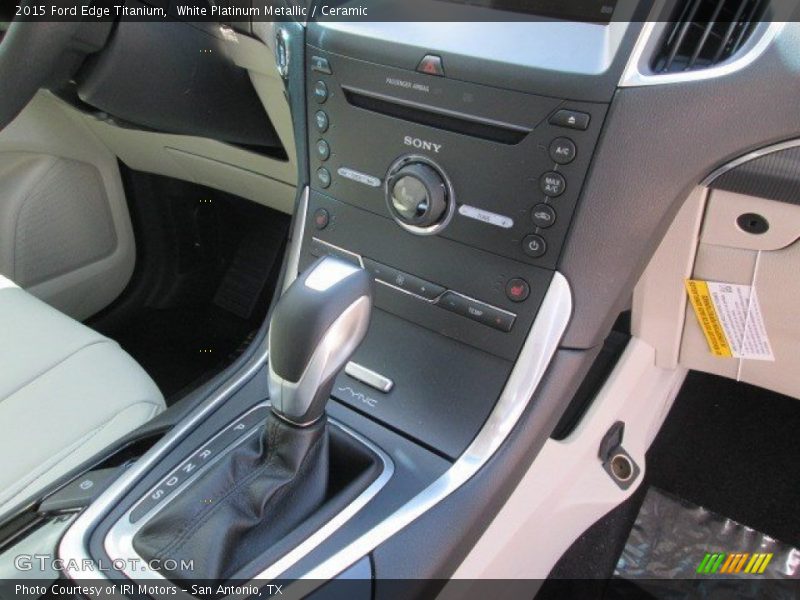 White Platinum Metallic / Ceramic 2015 Ford Edge Titanium