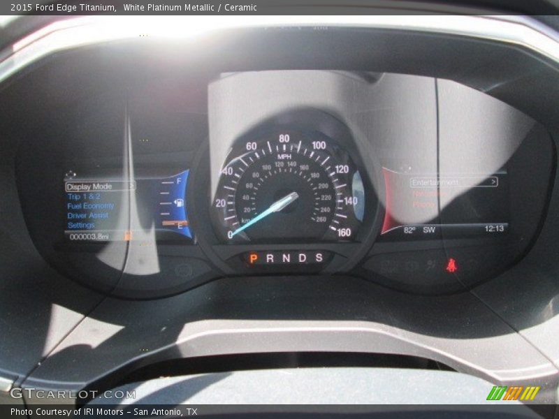 White Platinum Metallic / Ceramic 2015 Ford Edge Titanium
