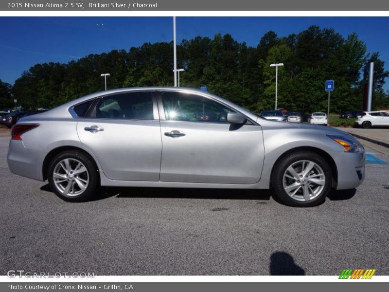 Brilliant Silver / Charcoal 2015 Nissan Altima 2.5 SV