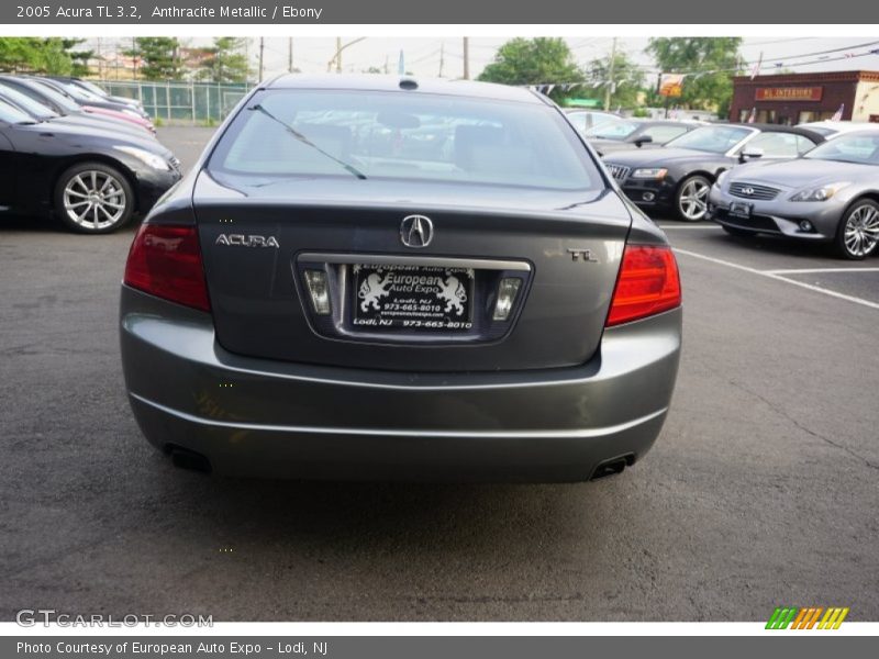 Anthracite Metallic / Ebony 2005 Acura TL 3.2