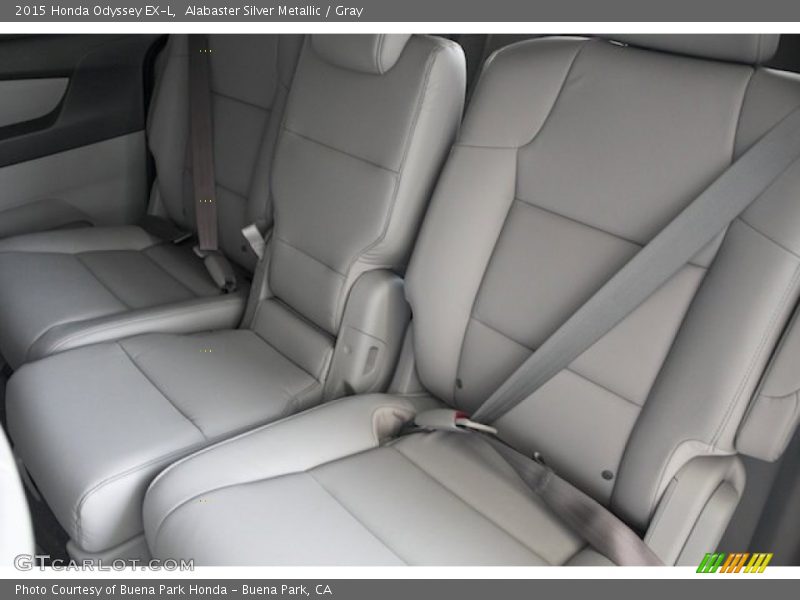 Alabaster Silver Metallic / Gray 2015 Honda Odyssey EX-L