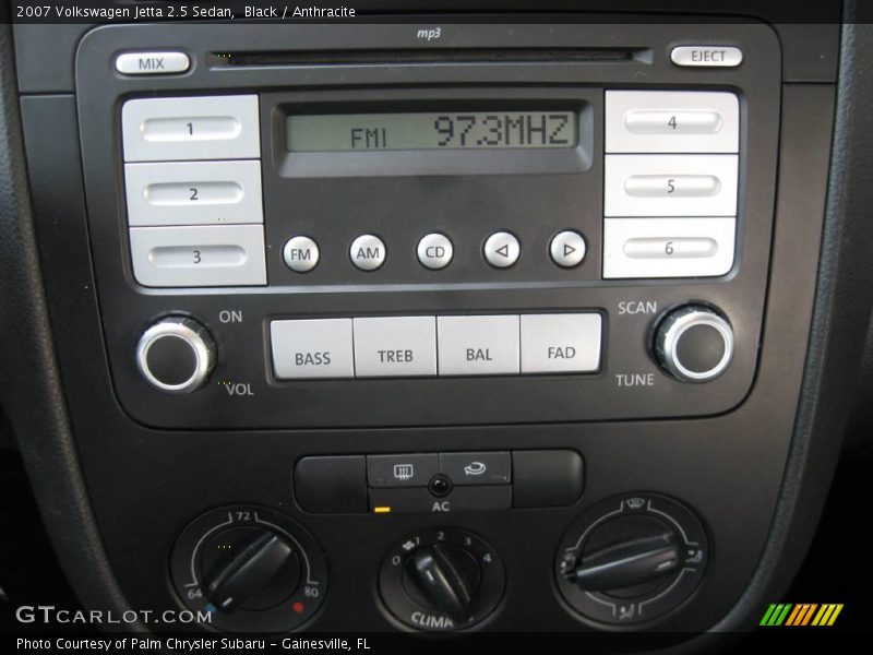 Black / Anthracite 2007 Volkswagen Jetta 2.5 Sedan