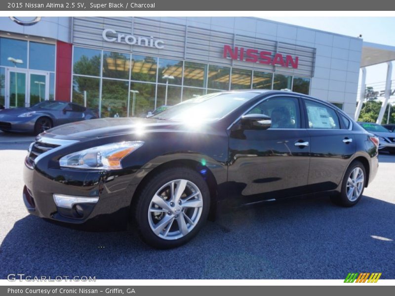 Super Black / Charcoal 2015 Nissan Altima 2.5 SV