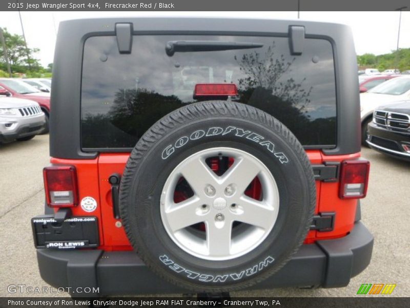 Firecracker Red / Black 2015 Jeep Wrangler Sport 4x4