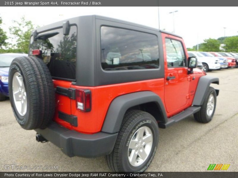 Firecracker Red / Black 2015 Jeep Wrangler Sport 4x4
