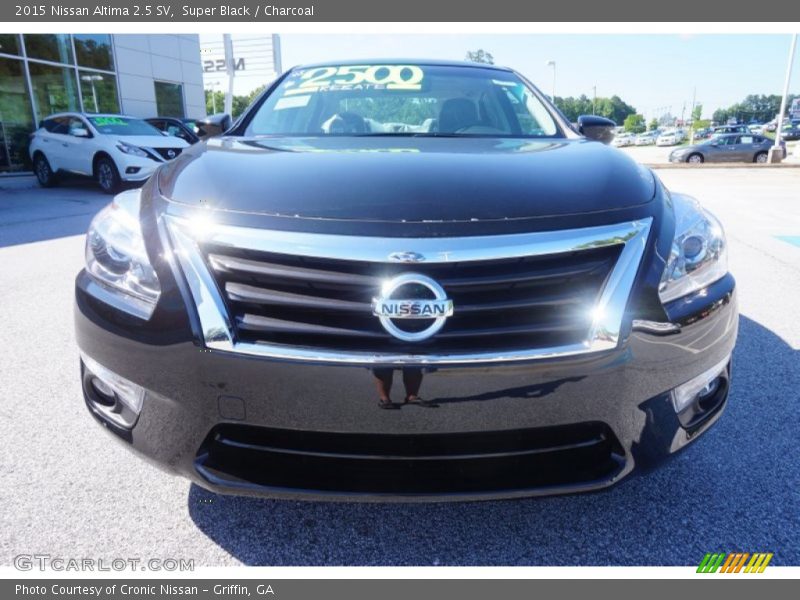 Super Black / Charcoal 2015 Nissan Altima 2.5 SV