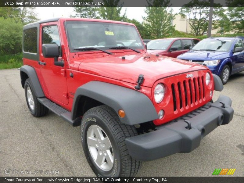 Front 3/4 View of 2015 Wrangler Sport 4x4