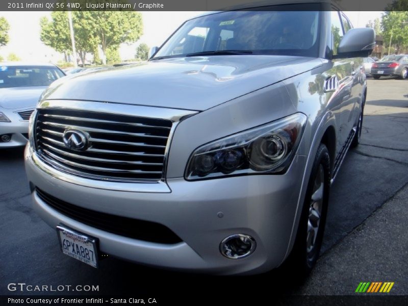 Liquid Platinum / Graphite 2011 Infiniti QX 56 4WD