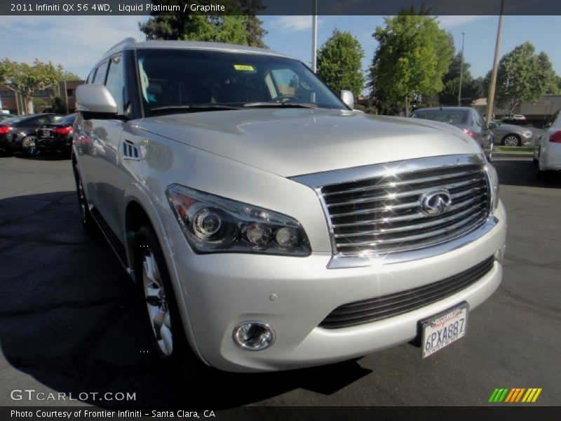 Liquid Platinum / Graphite 2011 Infiniti QX 56 4WD