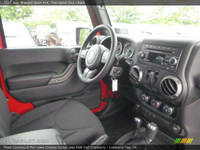 Firecracker Red / Black 2015 Jeep Wrangler Sport 4x4