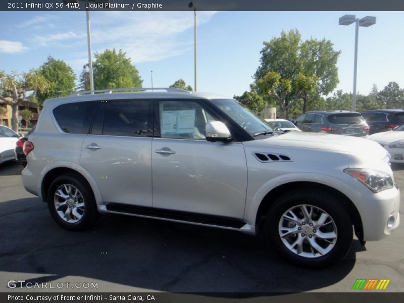 Liquid Platinum / Graphite 2011 Infiniti QX 56 4WD