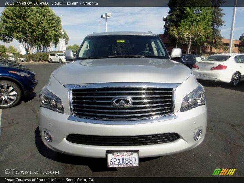Liquid Platinum / Graphite 2011 Infiniti QX 56 4WD