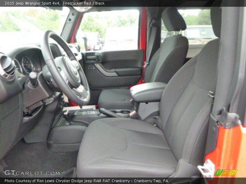 Firecracker Red / Black 2015 Jeep Wrangler Sport 4x4