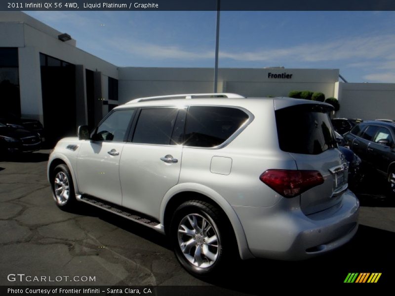 Liquid Platinum / Graphite 2011 Infiniti QX 56 4WD