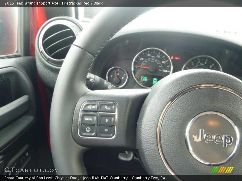Firecracker Red / Black 2015 Jeep Wrangler Sport 4x4