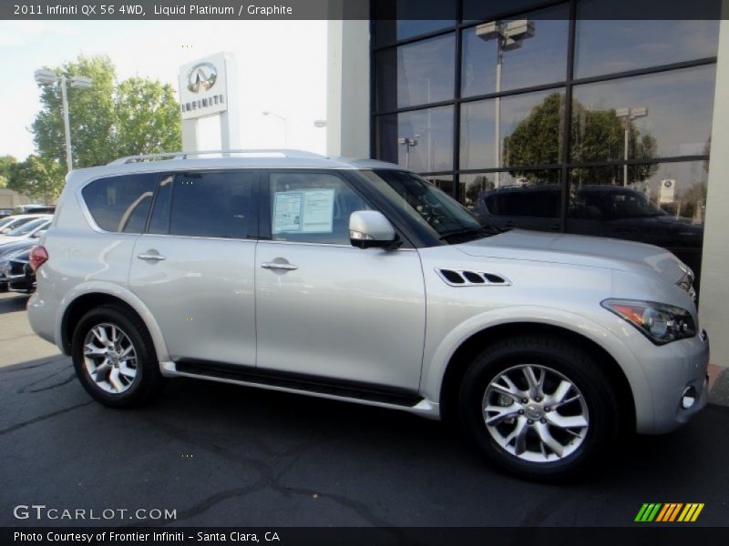 Front 3/4 View of 2011 QX 56 4WD