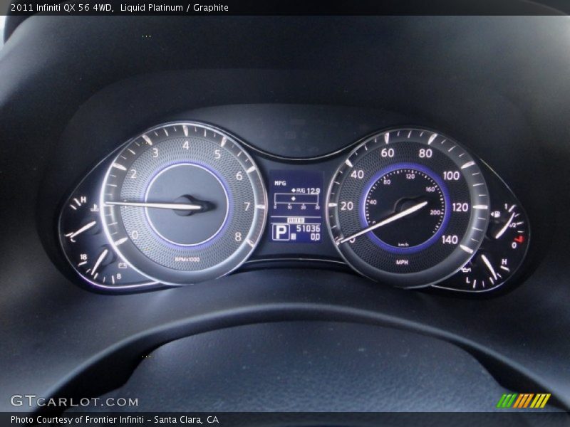  2011 QX 56 4WD 56 4WD Gauges