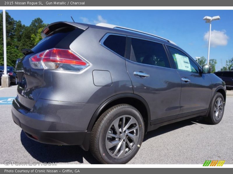 Gun Metallic / Charcoal 2015 Nissan Rogue SL