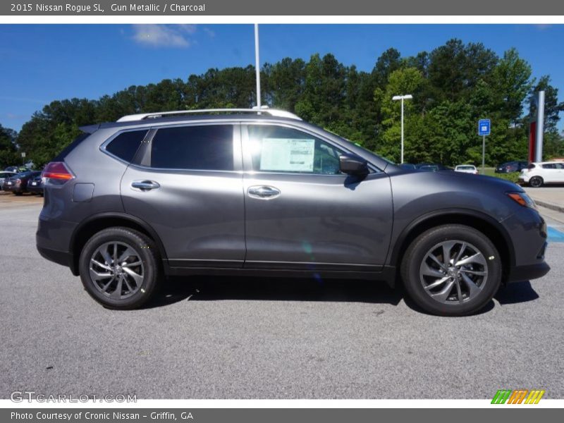 Gun Metallic / Charcoal 2015 Nissan Rogue SL