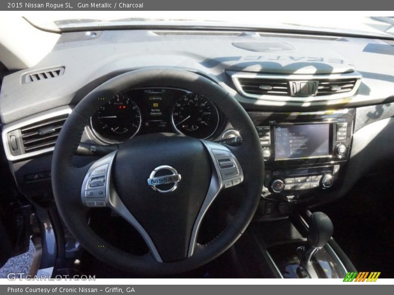 Gun Metallic / Charcoal 2015 Nissan Rogue SL