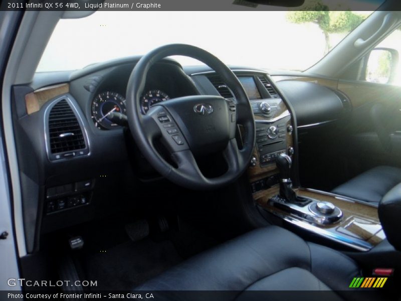 Liquid Platinum / Graphite 2011 Infiniti QX 56 4WD