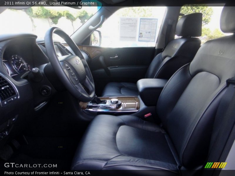 Liquid Platinum / Graphite 2011 Infiniti QX 56 4WD