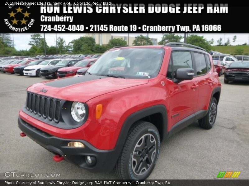 Colorado Red / Black 2015 Jeep Renegade Trailhawk 4x4