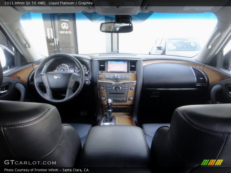 Liquid Platinum / Graphite 2011 Infiniti QX 56 4WD