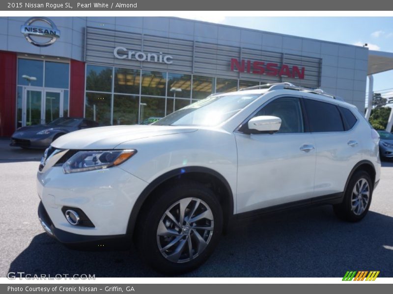 Pearl White / Almond 2015 Nissan Rogue SL